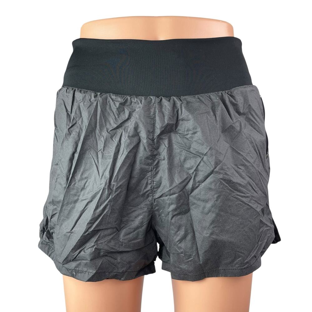Nike Women's Gray High Waisted Athletic Fitness Workout Running Shorts Size S